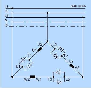 Способы подключения УПП 3RW44